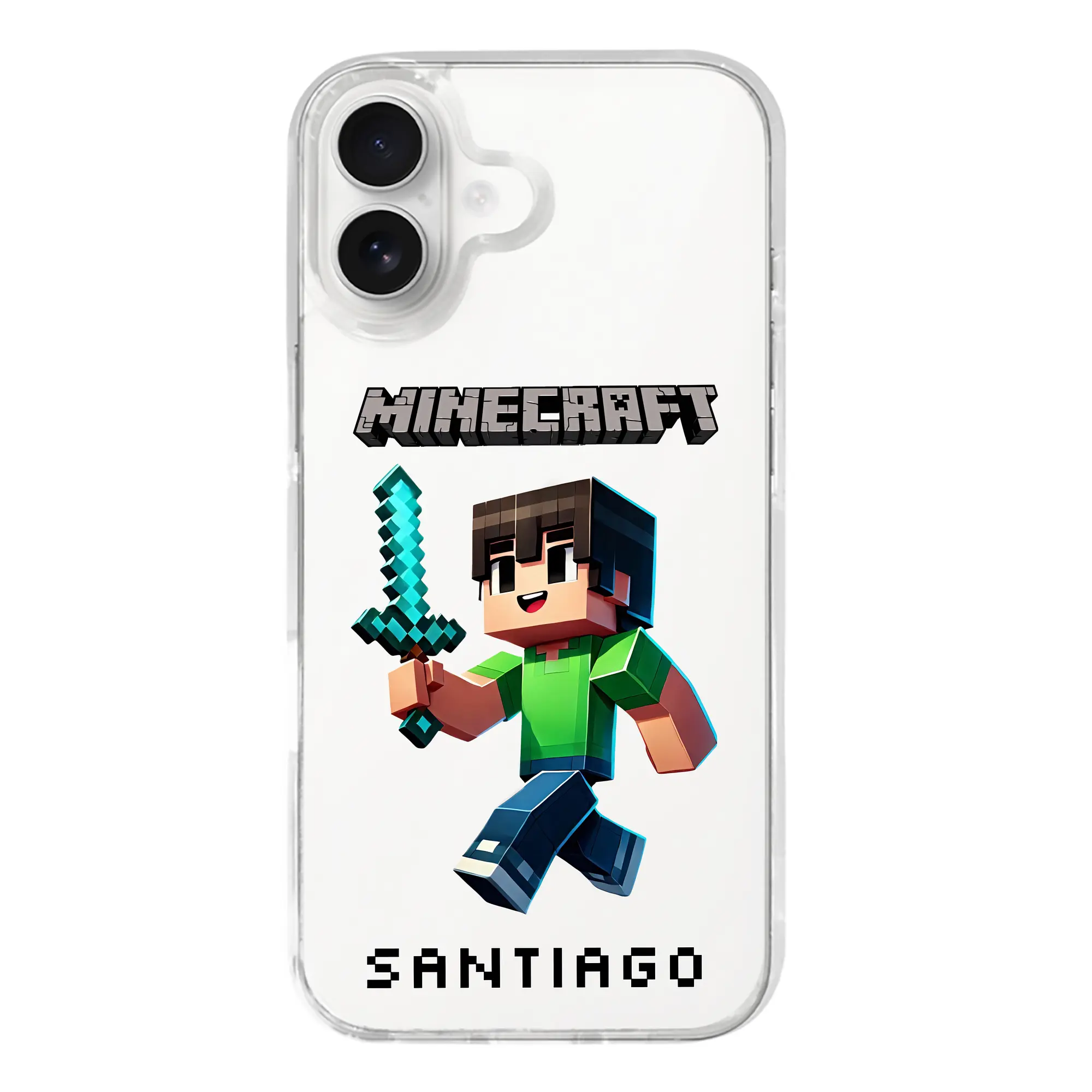 マイクラ グッズ  マイクラ - iPhone 17シリーズ 透明スマホケース – 薄型・耐衝撃・精密フィット保護カバー